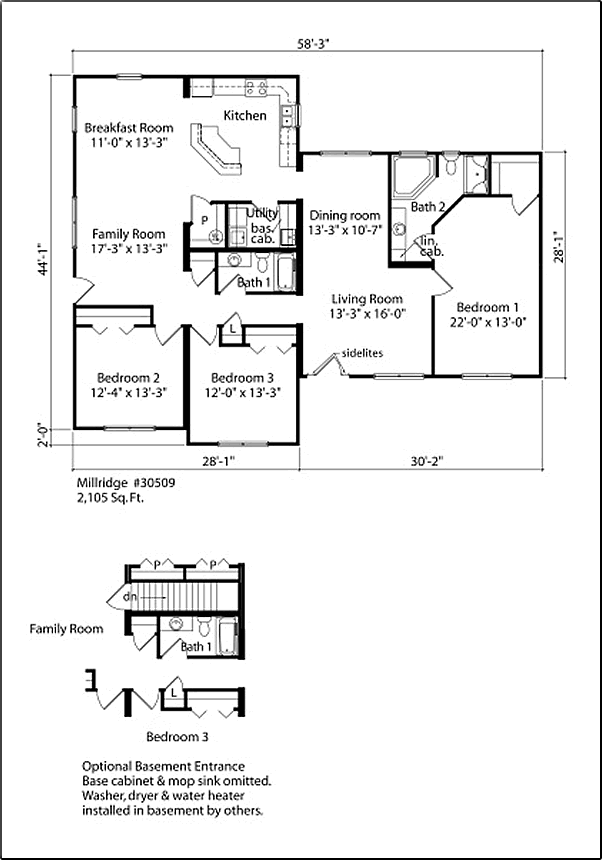 Better Living - Millridge T-Rancher Floorplan