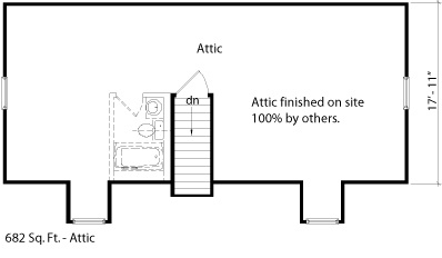 Holbrook floorplan - 2nd floor