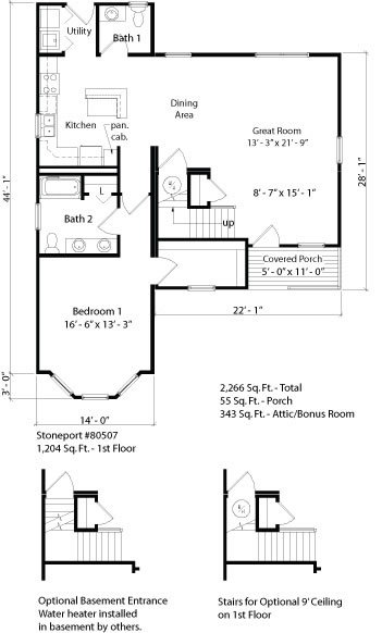 Stoneport floorplan - first floor