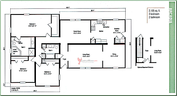 Arcadia floorplan