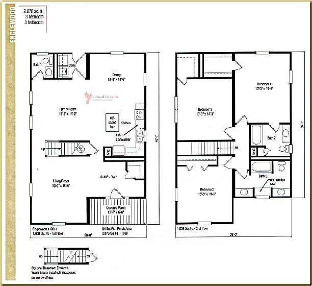 Englewood 2-story floorplan