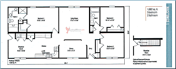 Hastings I floorplan 