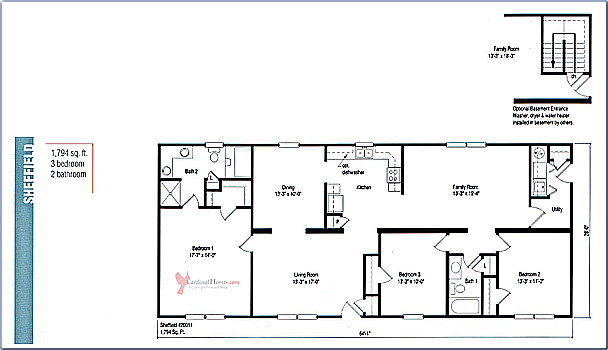 Sheffield floorplan