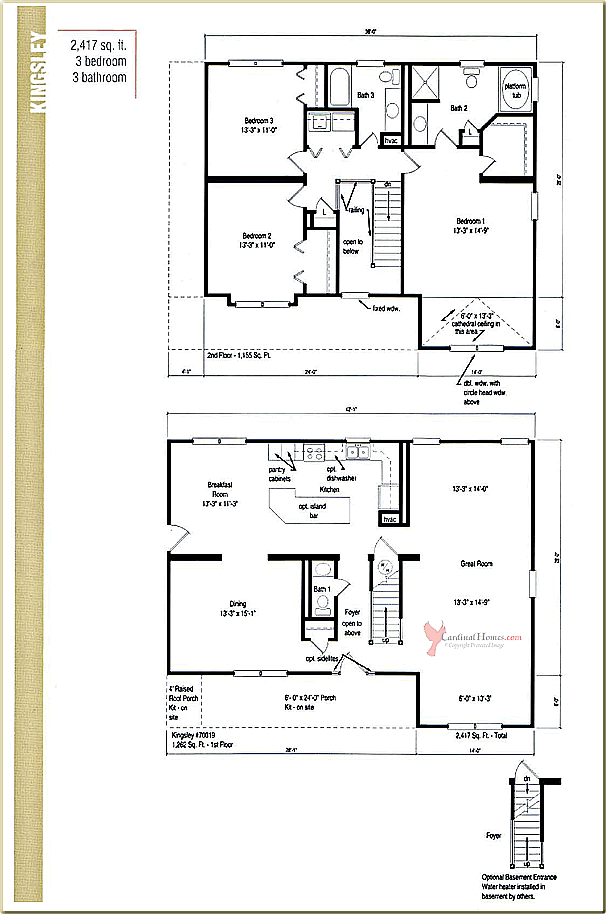 Kingsley 2 story model Lud Hudgins Modular Homes